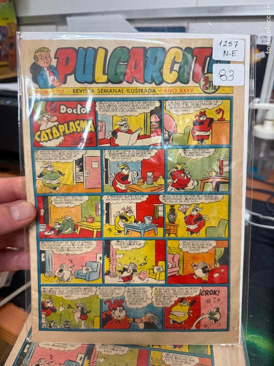 Tebeos: PULGARCITO EDITORIAL BRUGUERA NUMERO 1257