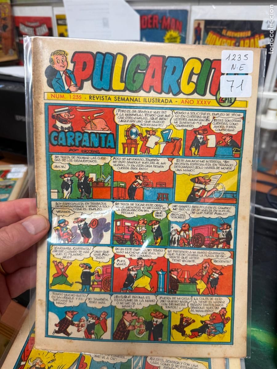 Tebeos: PULGARCITO EDITORIAL BRUGUERA NUMERO 1235