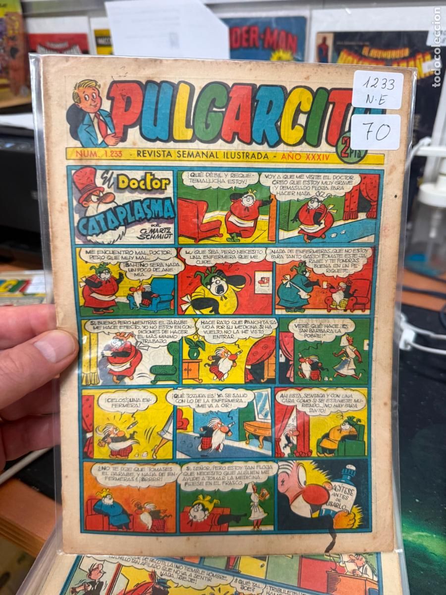 Tebeos: PULGARCITO EDITORIAL BRUGUERA NUMERO 1233