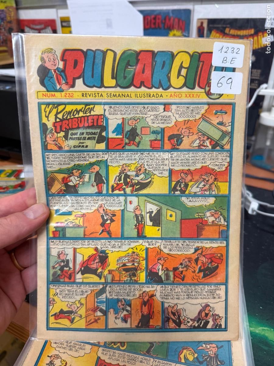 Tebeos: PULGARCITO EDITORIAL BRUGUERA NUMERO 1232