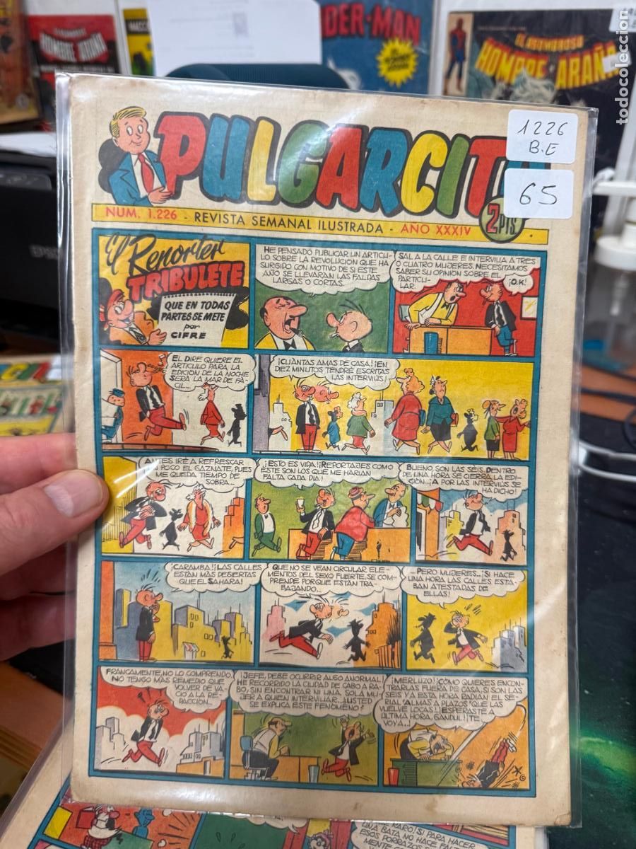 Tebeos: PULGARCITO EDITORIAL BRUGUERA NUMERO 1226