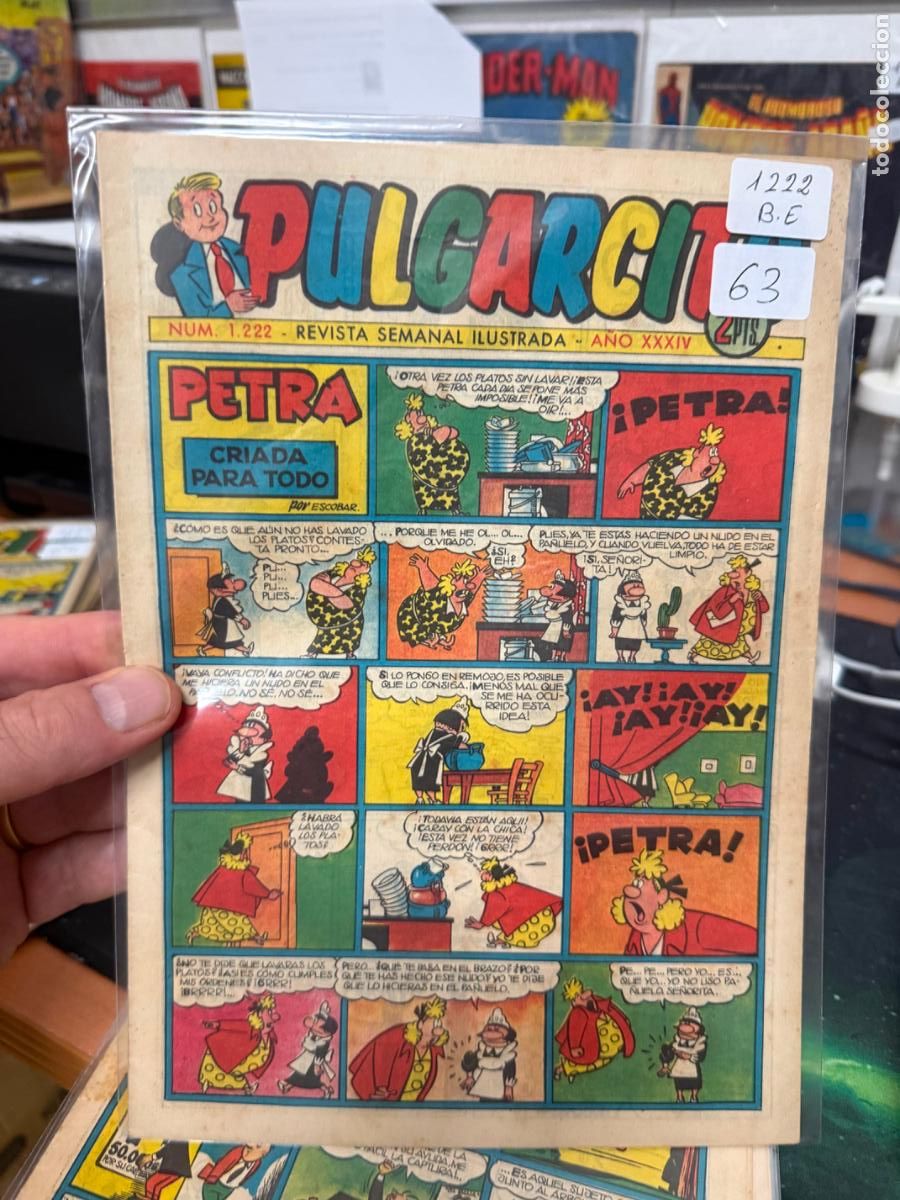 Tebeos: PULGARCITO EDITORIAL BRUGUERA NUMERO 1222