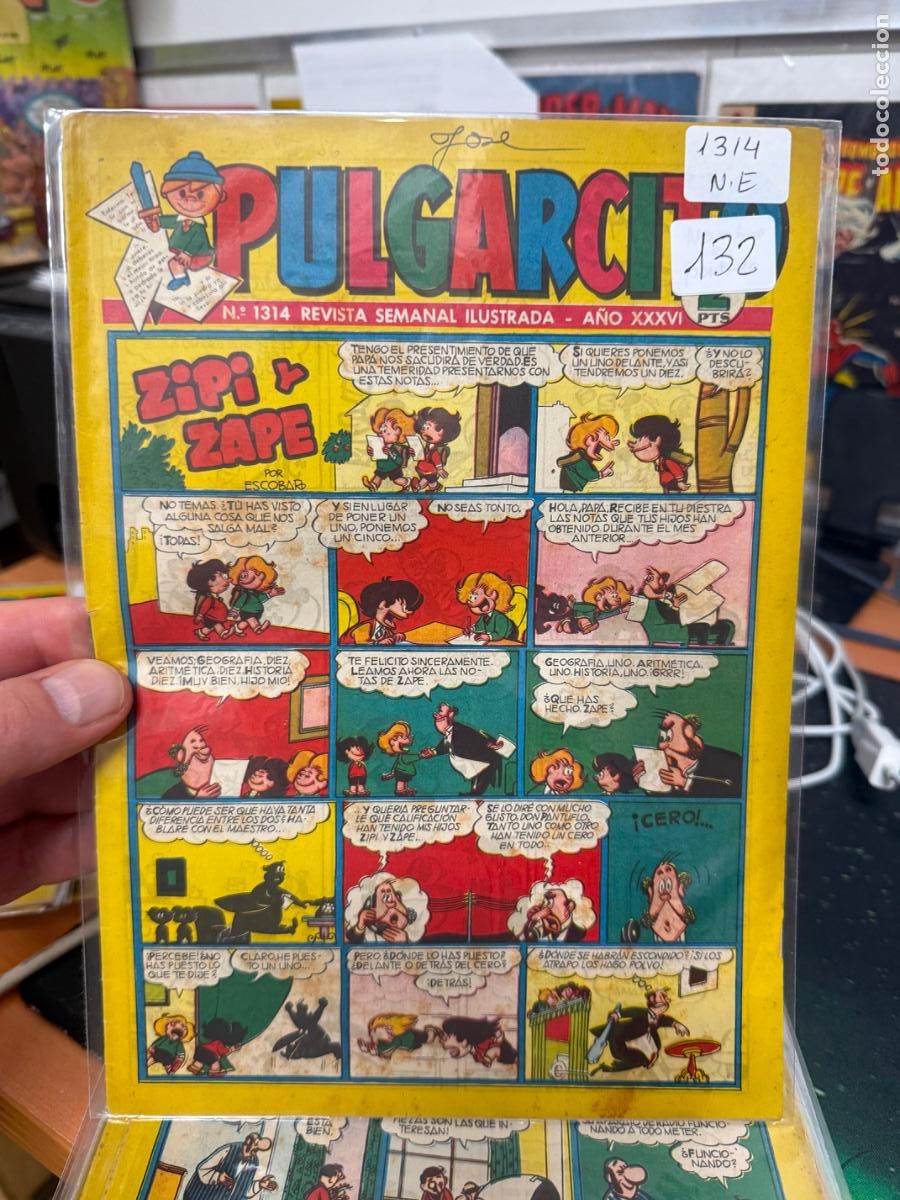 Livros de Banda Desenhada: PULGARCITO EDITORIAL BRUGUERA NUMERO 1314