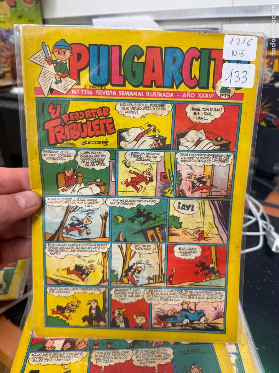 Livros de Banda Desenhada: PULGARCITO EDITORIAL BRUGUERA NUMERO 1316