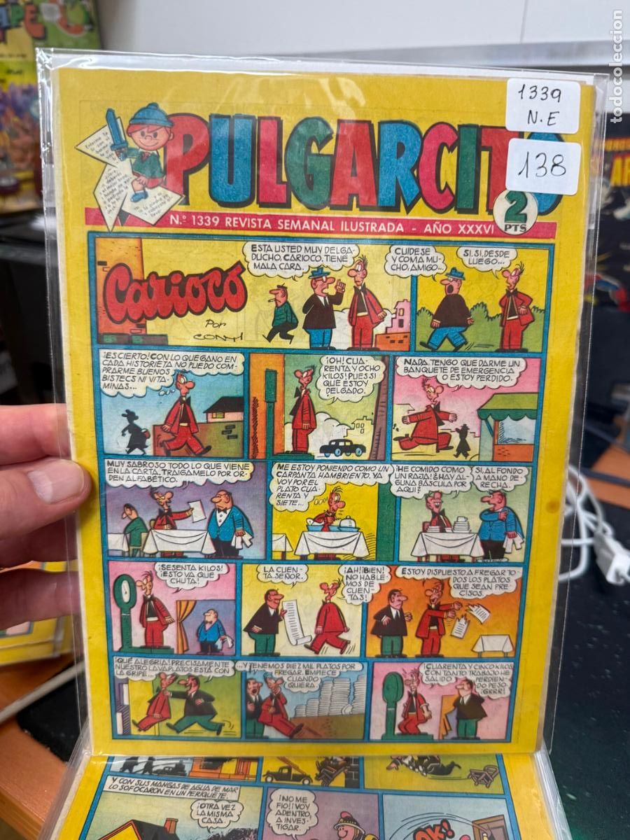 Livros de Banda Desenhada: PULGARCITO EDITORIAL BRUGUERA NUMERO 1339