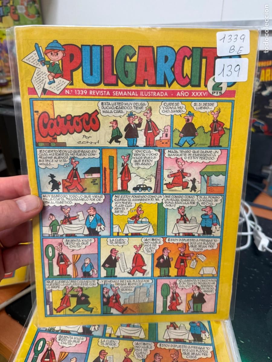 Livros de Banda Desenhada: PULGARCITO EDITORIAL BRUGUERA NUMERO 1339