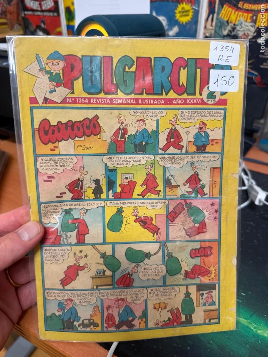 Livros de Banda Desenhada: PULGARCITO EDITORIAL BRUGUERA NUMERO 1354