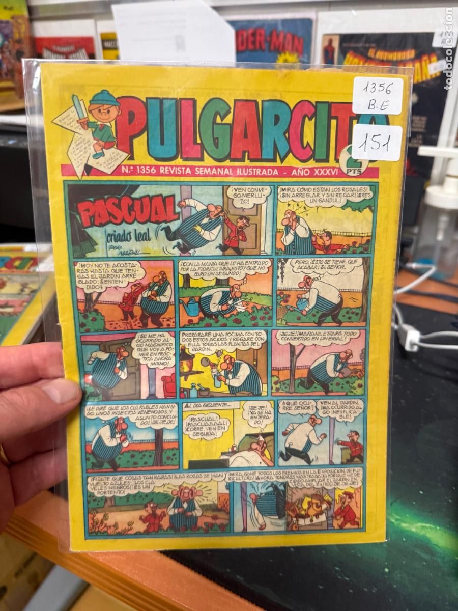 Livros de Banda Desenhada: PULGARCITO EDITORIAL BRUGUERA NUMERO 1356