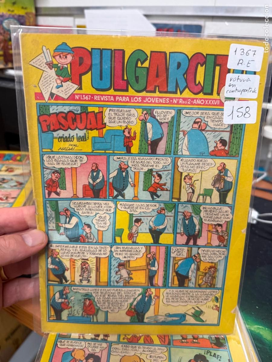 Livros de Banda Desenhada: PULGARCITO EDITORIAL BRUGUERA NUMERO 1367