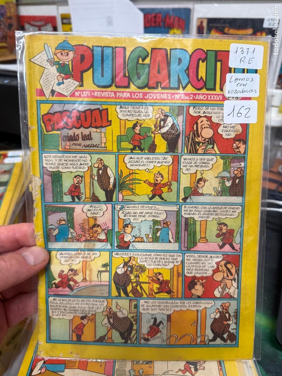 Tebeos: PULGARCITO EDITORIAL BRUGUERA NUMERO 1371