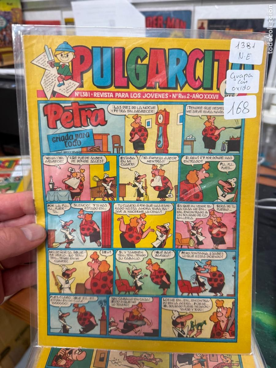 Tebeos: PULGARCITO EDITORIAL BRUGUERA NUMERO 1381
