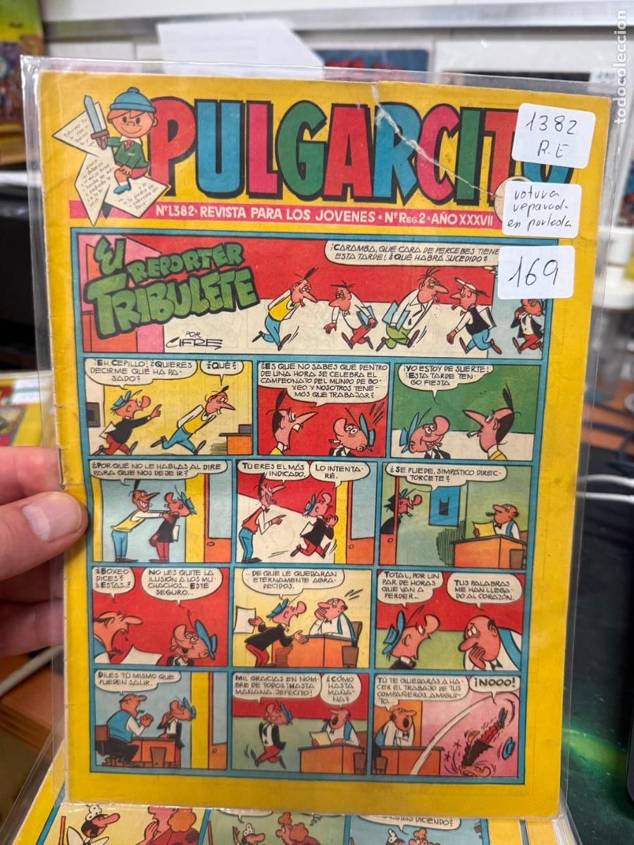 Tebeos: PULGARCITO EDITORIAL BRUGUERA NUMERO 1382