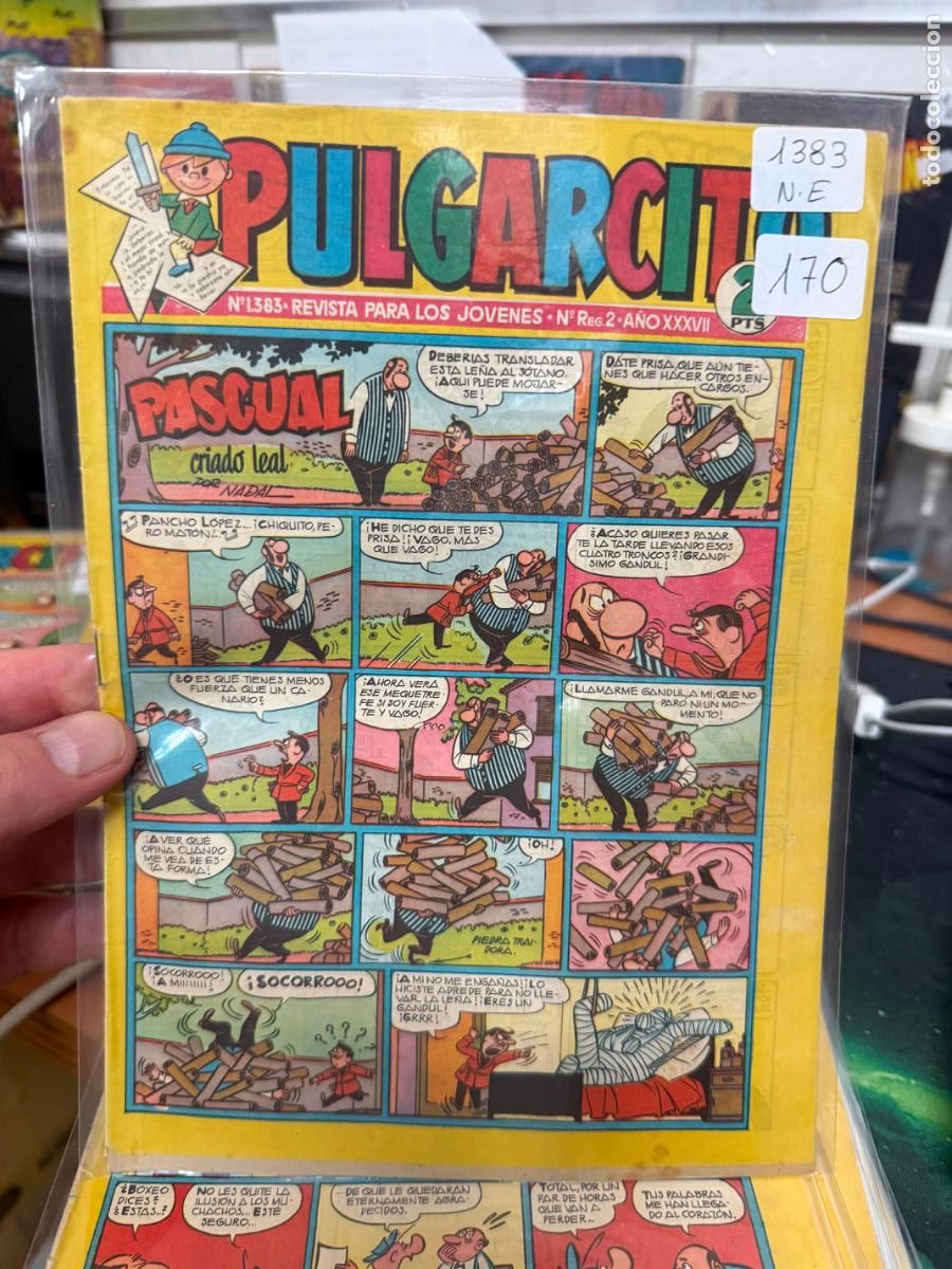 Tebeos: PULGARCITO EDITORIAL BRUGUERA NUMERO 1383