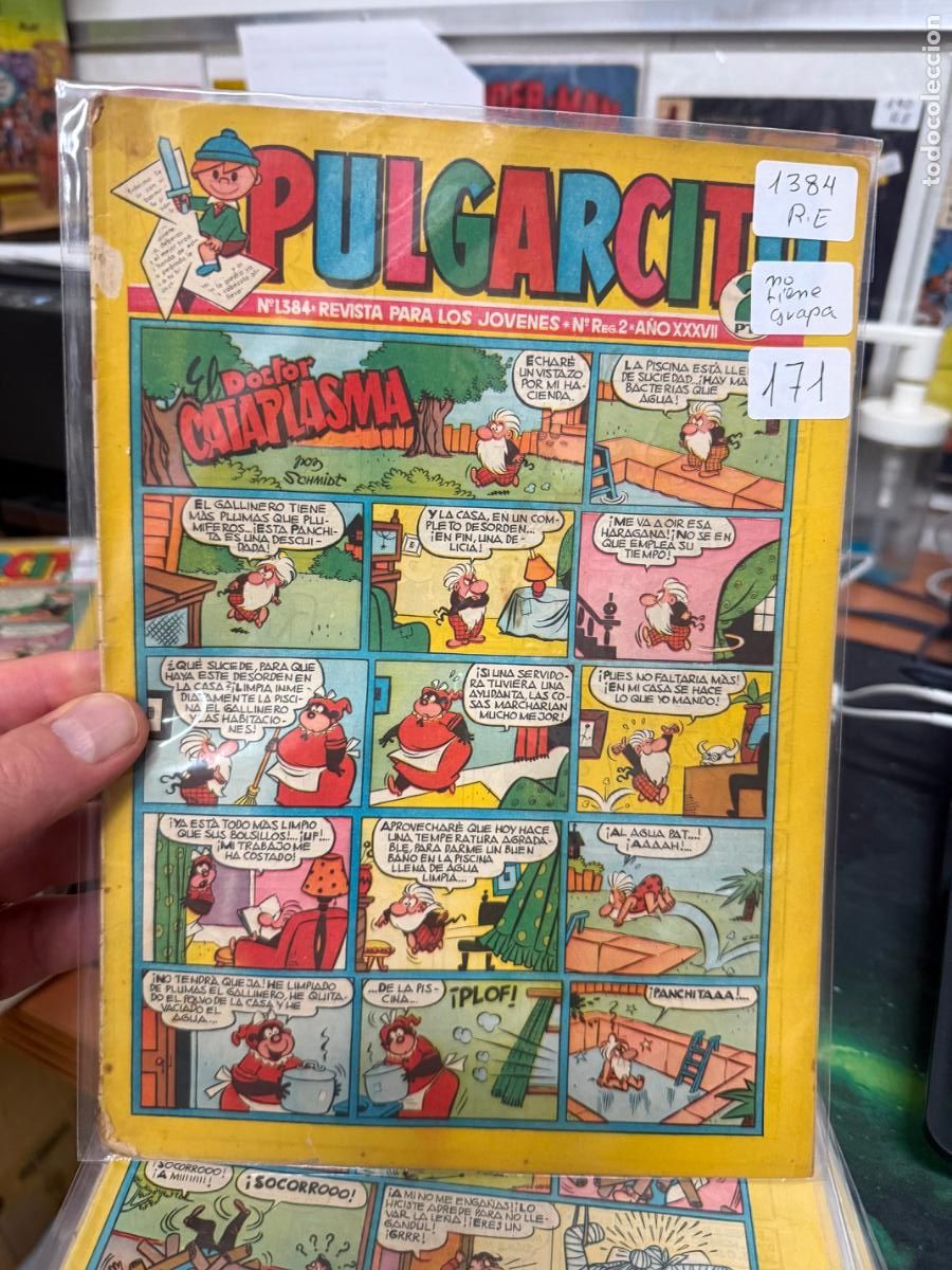 Tebeos: PULGARCITO EDITORIAL BRUGUERA NUMERO 1384