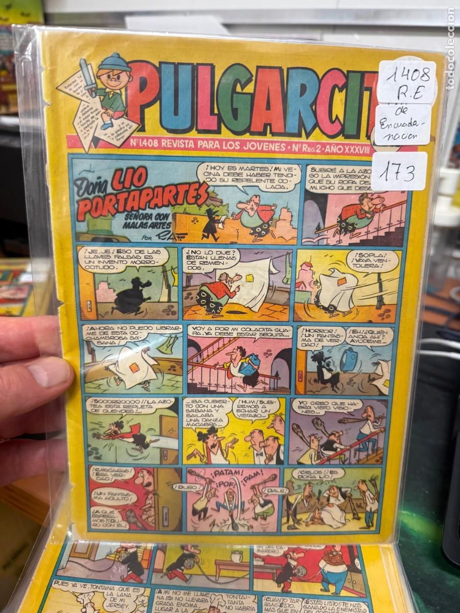 Tebeos: PULGARCITO EDITORIAL BRUGUERA NUMERO 1408