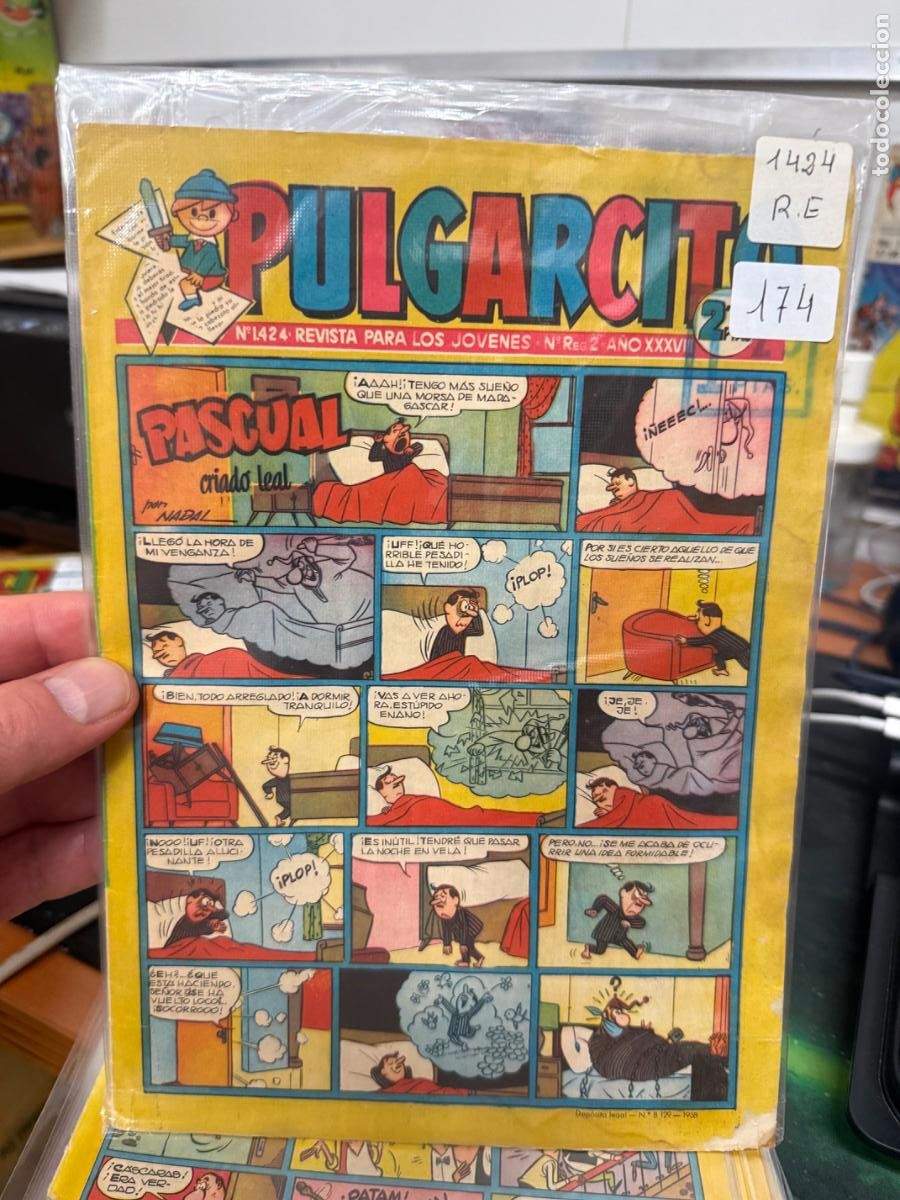Tebeos: PULGARCITO EDITORIAL BRUGUERA NUMERO 1424