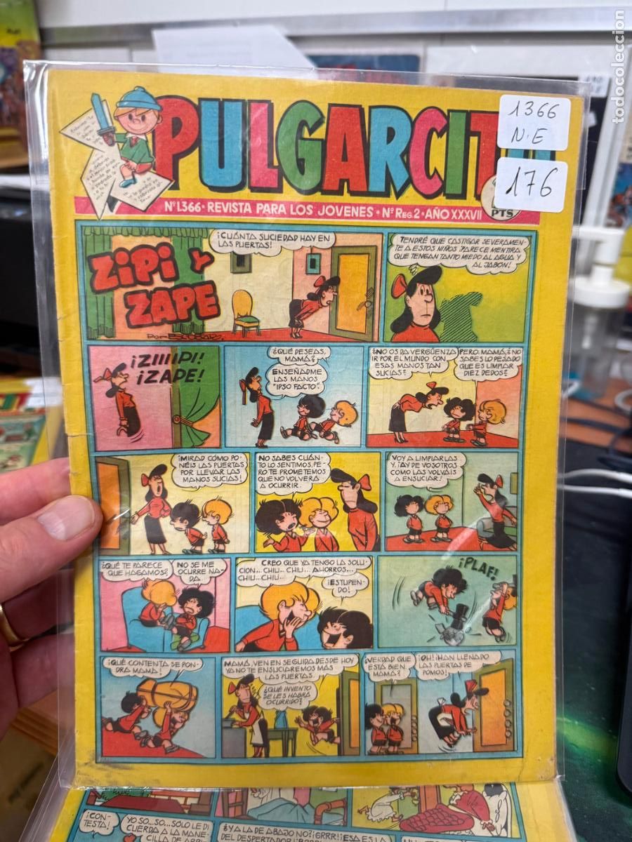 Tebeos: PULGARCITO EDITORIAL BRUGUERA NUMERO 1366