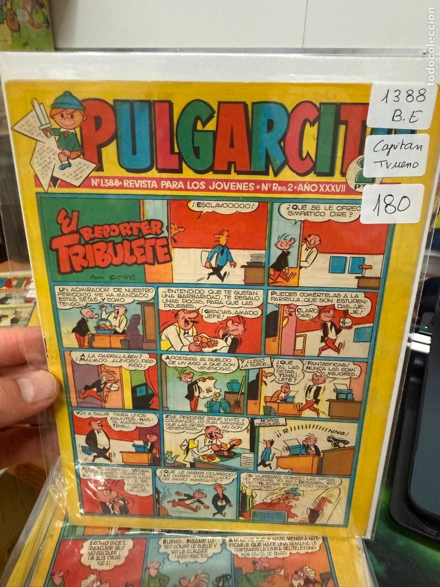 Tebeos: PULGARCITO EDITORIAL BRUGUERA NUMERO 1388