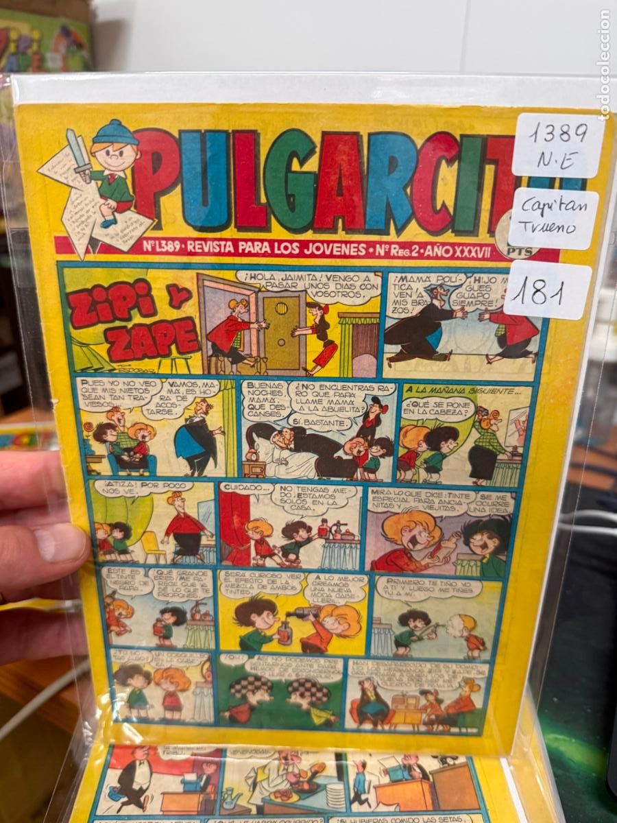 Tebeos: PULGARCITO EDITORIAL BRUGUERA NUMERO 1389