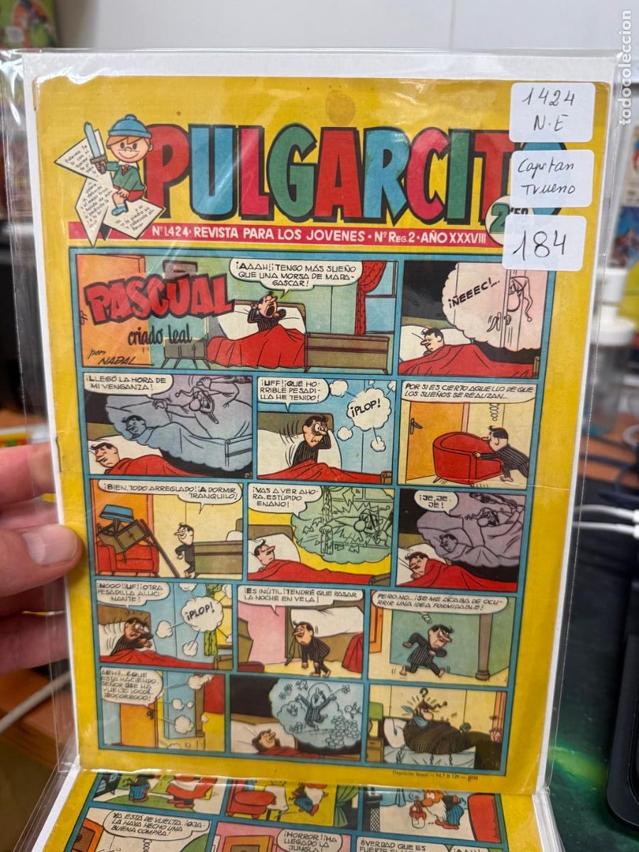 Tebeos: PULGARCITO EDITORIAL BRUGUERA NUMERO 1424