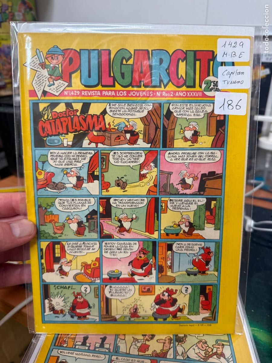Tebeos: PULGARCITO EDITORIAL BRUGUERA NUMERO 1429