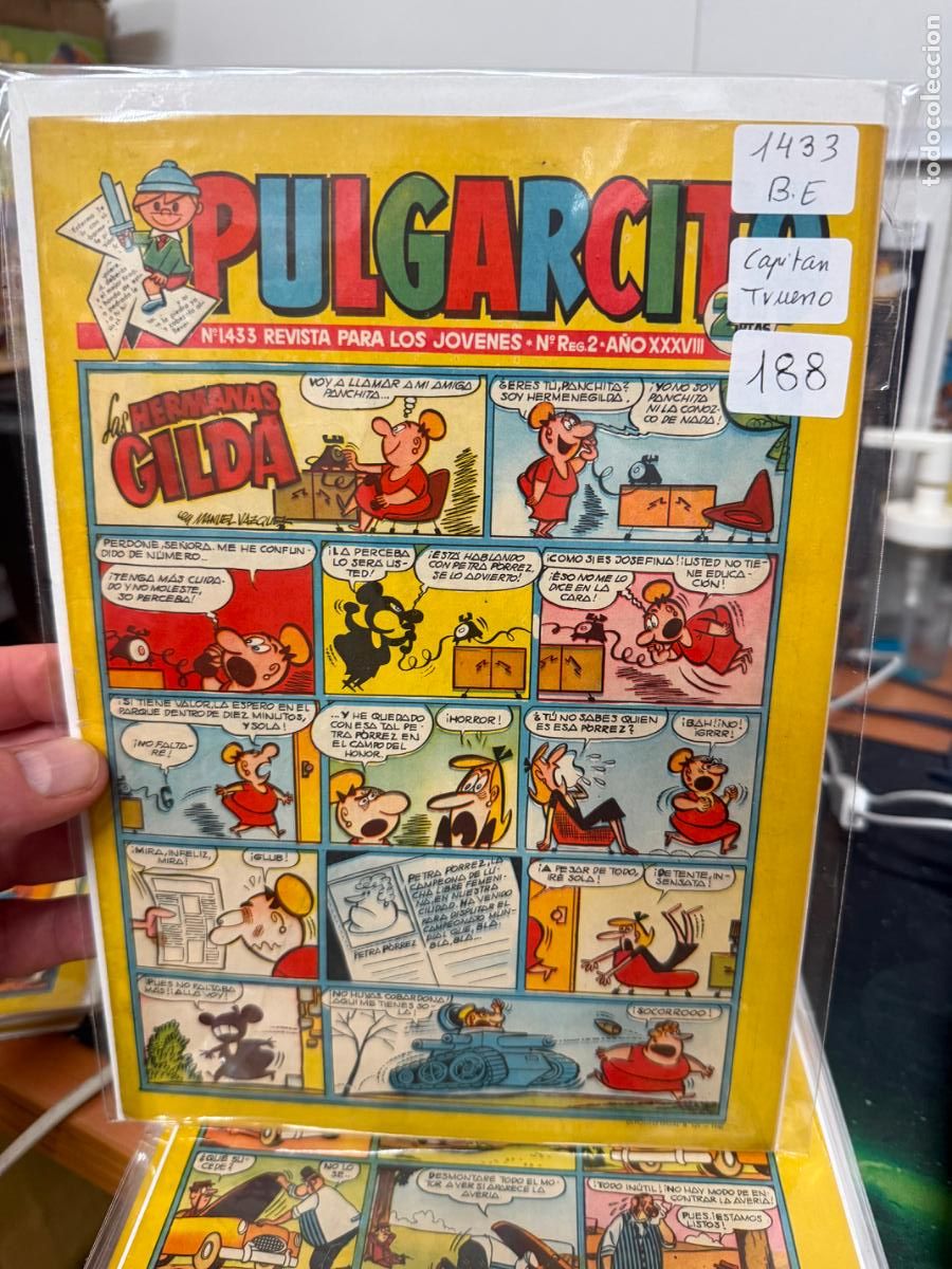 Tebeos: PULGARCITO EDITORIAL BRUGUERA NUMERO 1433