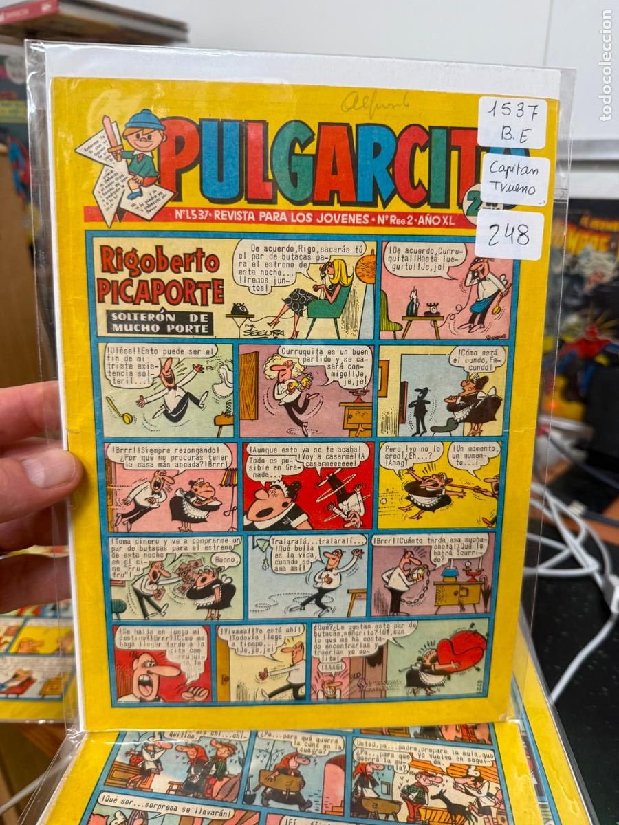 Livros de Banda Desenhada: PULGARCITO EDITORIAL BRUGUERA NUMERO 1537