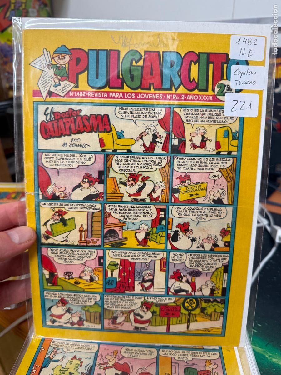 Livros de Banda Desenhada: PULGARCITO EDITORIAL BRUGUERA NUMERO 1482