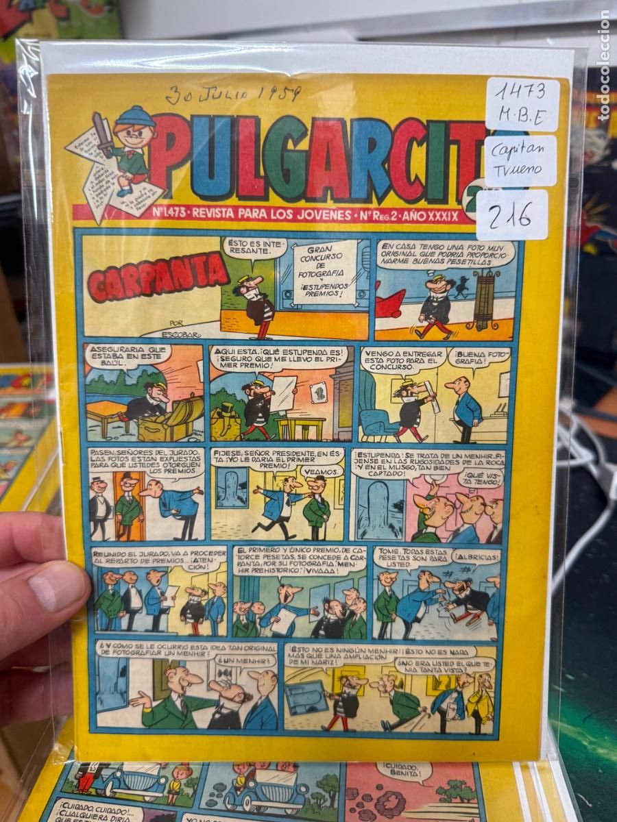 Livros de Banda Desenhada: PULGARCITO EDITORIAL BRUGUERA NUMERO 1473