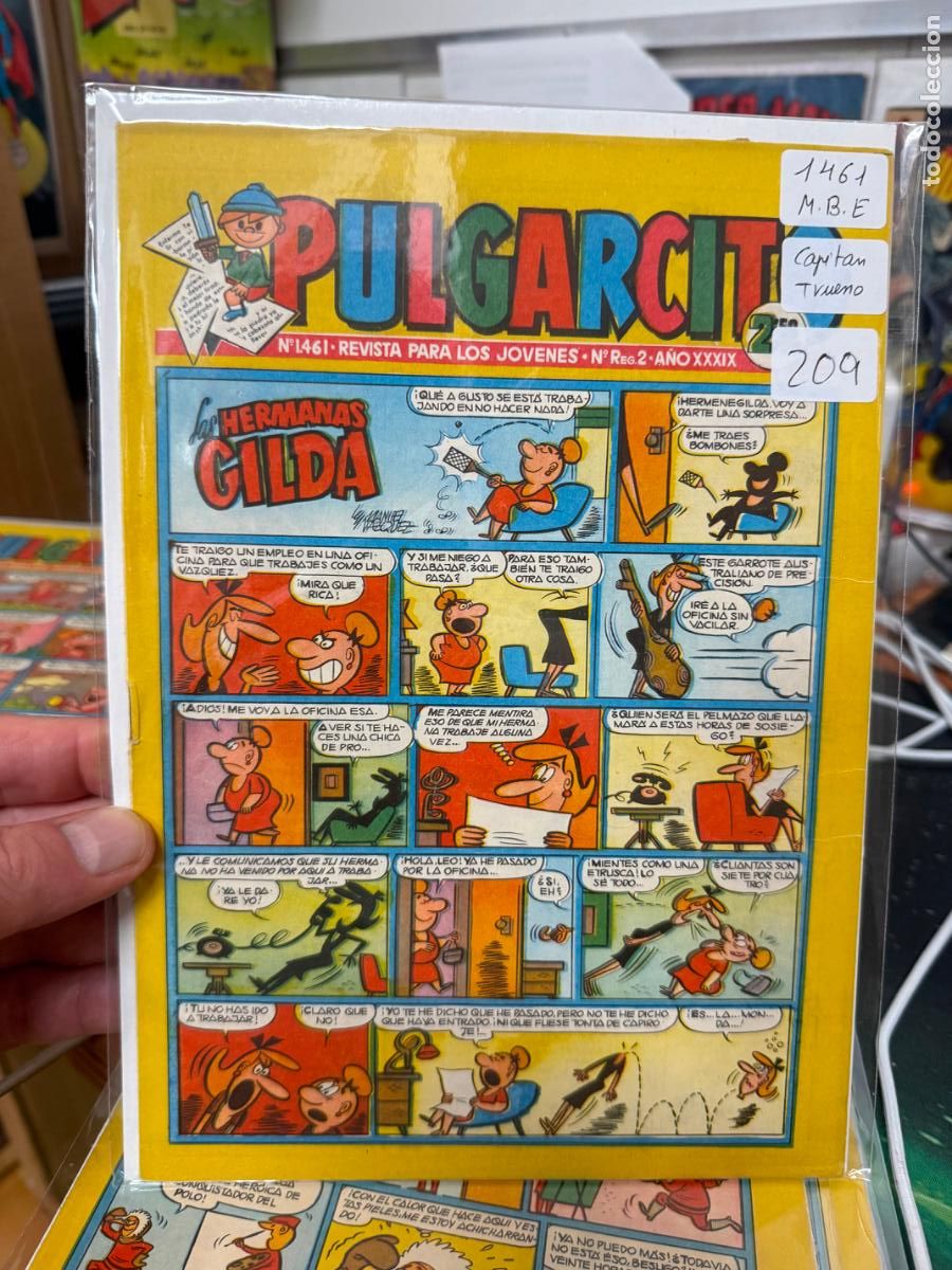 Livros de Banda Desenhada: PULGARCITO EDITORIAL BRUGUERA NUMERO 1461
