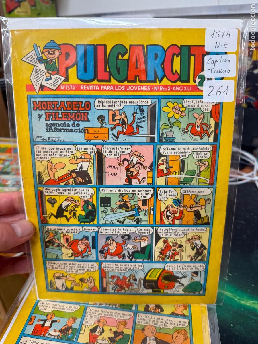 Tebeos: PULGARCITO EDITORIAL BRUGUERA NUMERO 1574