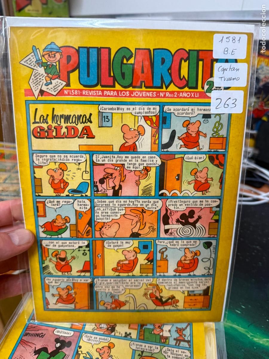 Tebeos: PULGARCITO EDITORIAL BRUGUERA NUMERO 1581