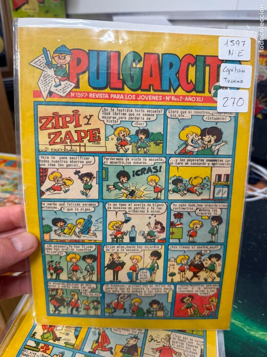 Tebeos: PULGARCITO EDITORIAL BRUGUERA NUMERO 1597