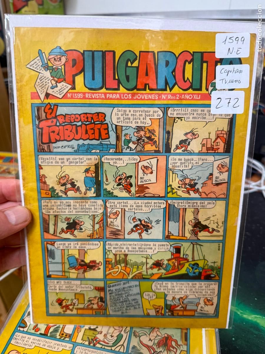 Tebeos: PULGARCITO EDITORIAL BRUGUERA NUMERO 1599
