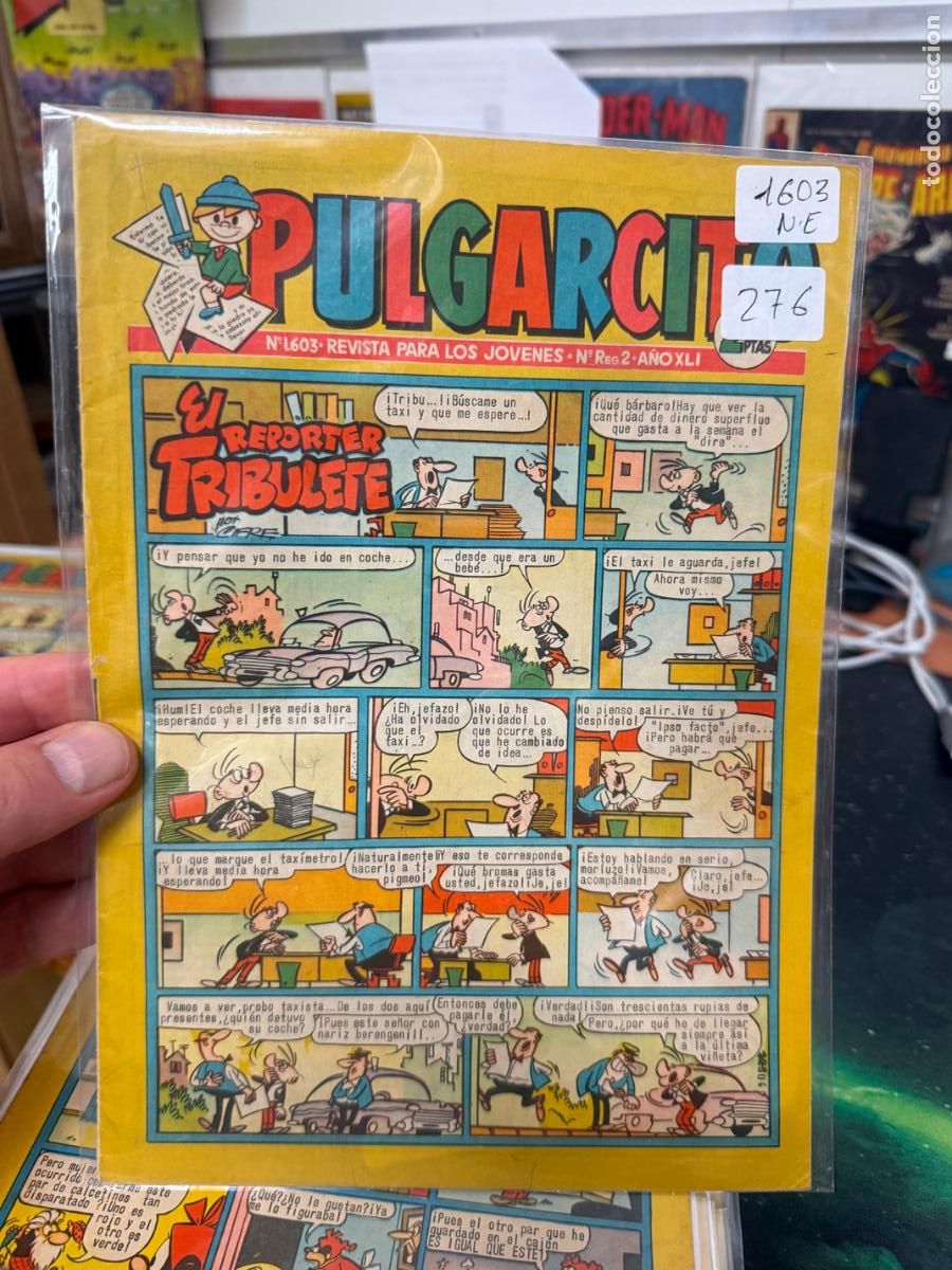 Tebeos: PULGARCITO EDITORIAL BRUGUERA NUMERO 1603