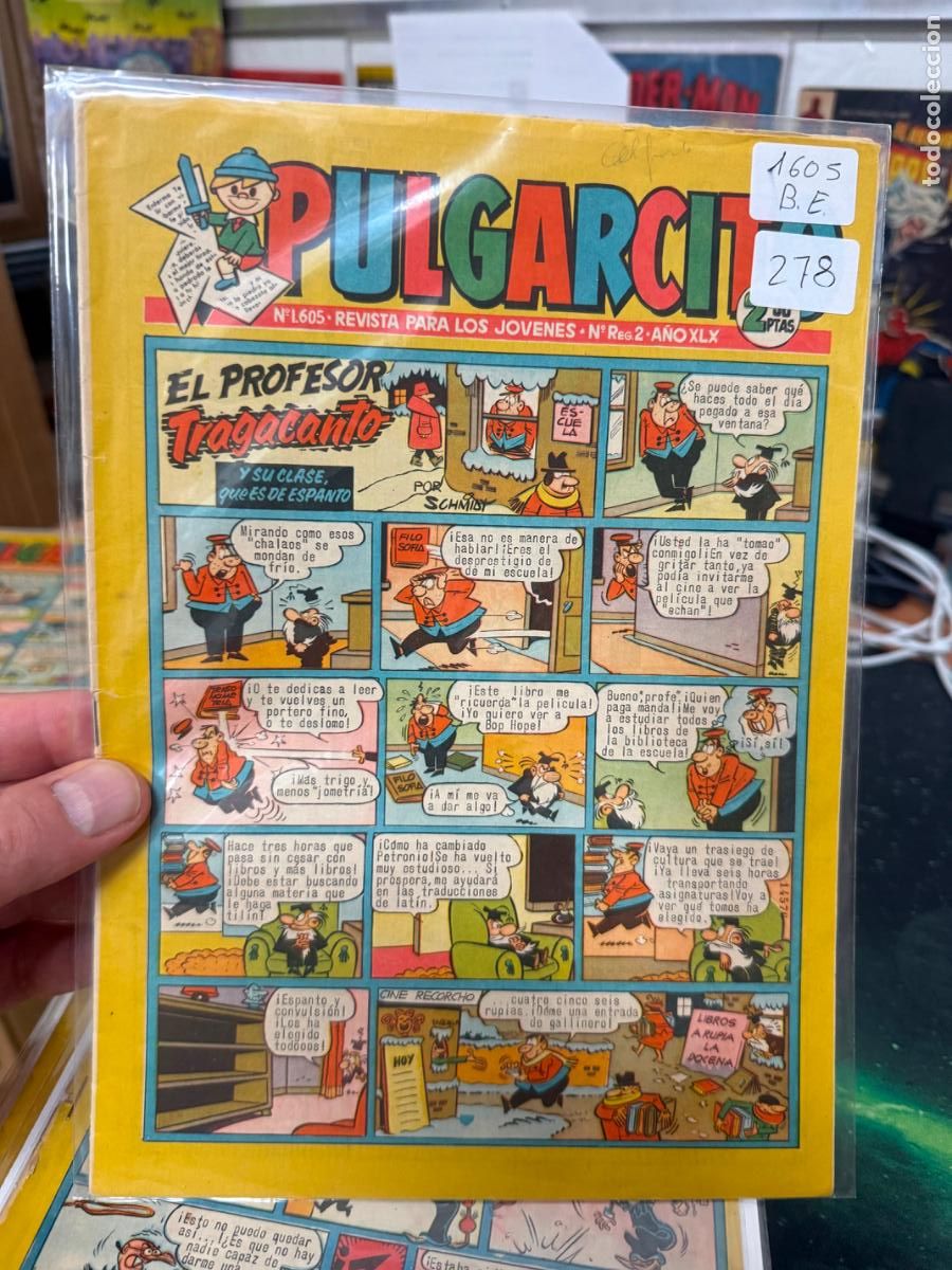 Tebeos: PULGARCITO EDITORIAL BRUGUERA NUMERO 1605