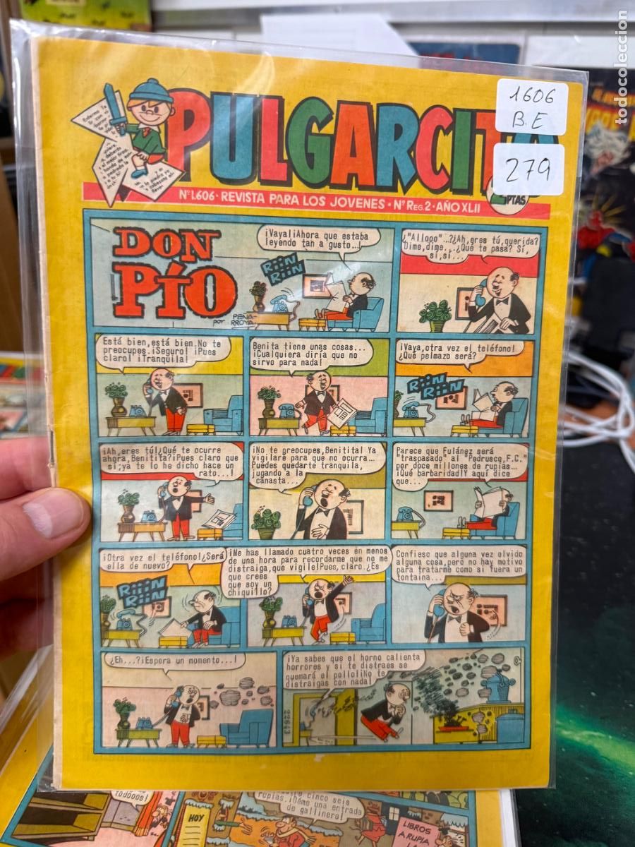 Tebeos: PULGARCITO EDITORIAL BRUGUERA NUMERO 1606