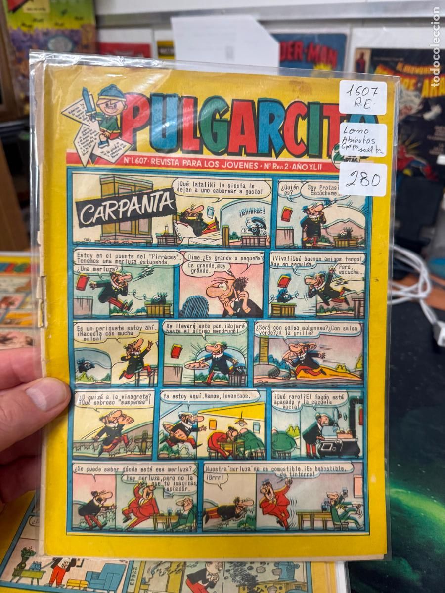 Tebeos: PULGARCITO EDITORIAL BRUGUERA NUMERO 1607