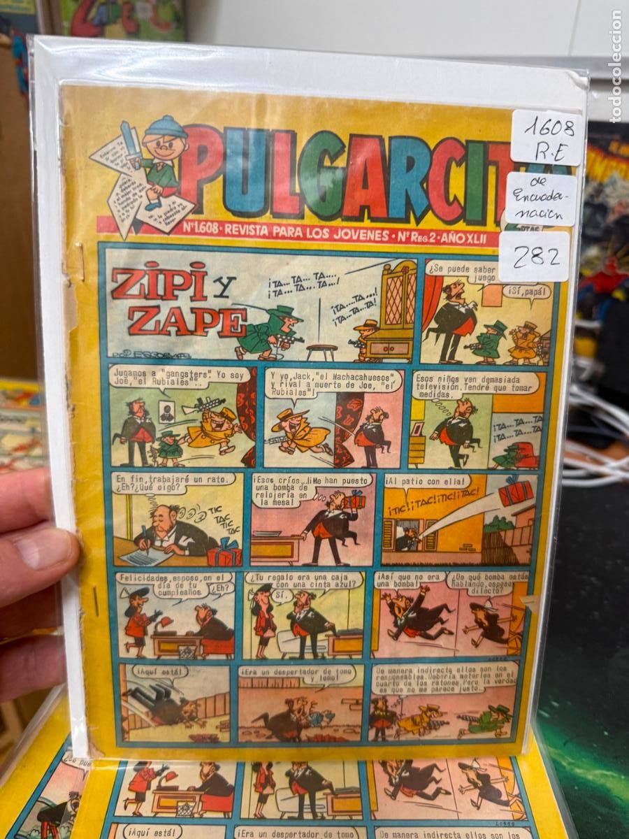 Tebeos: PULGARCITO EDITORIAL BRUGUERA NUMERO 1608