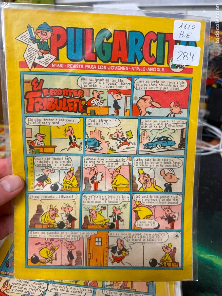 Tebeos: PULGARCITO EDITORIAL BRUGUERA NUMERO 1610