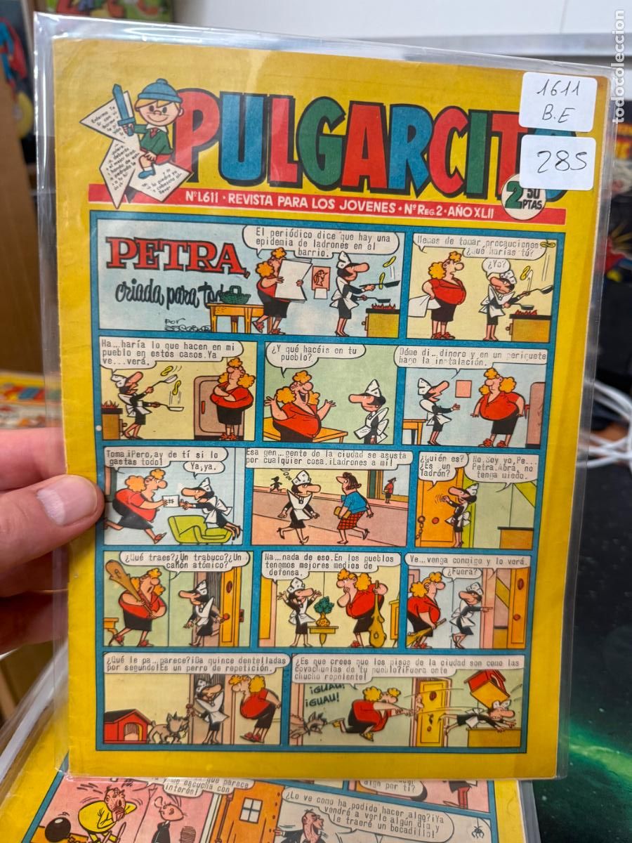 Tebeos: PULGARCITO EDITORIAL BRUGUERA NUMERO 1611