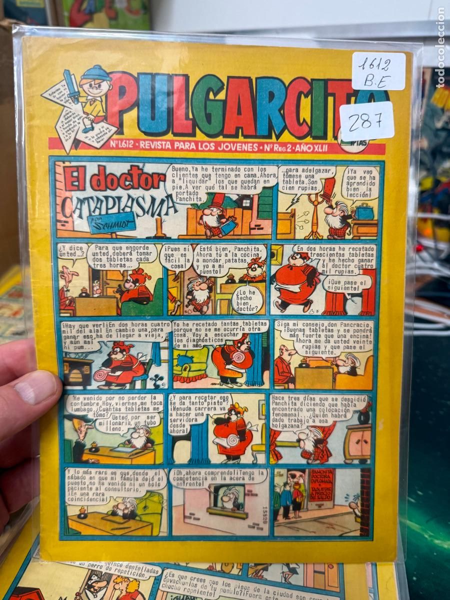Tebeos: PULGARCITO EDITORIAL BRUGUERA NUMERO 1612