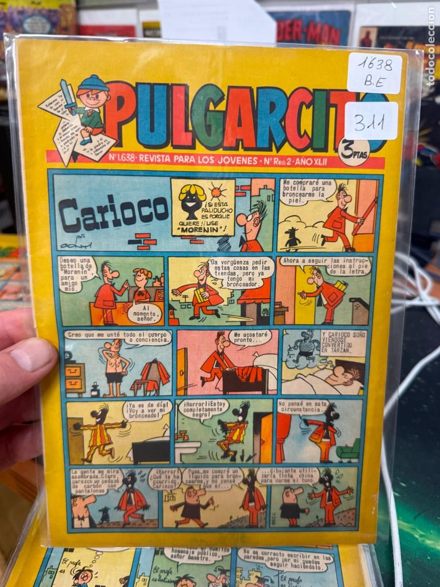 BDs: PULGARCITO EDITORIAL BRUGUERA NUMERO 1638