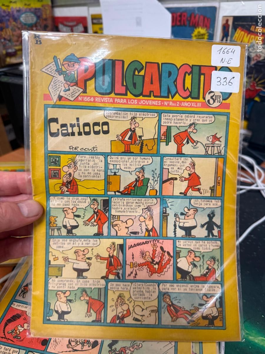 BDs: PULGARCITO EDITORIAL BRUGUERA NUMERO 1664
