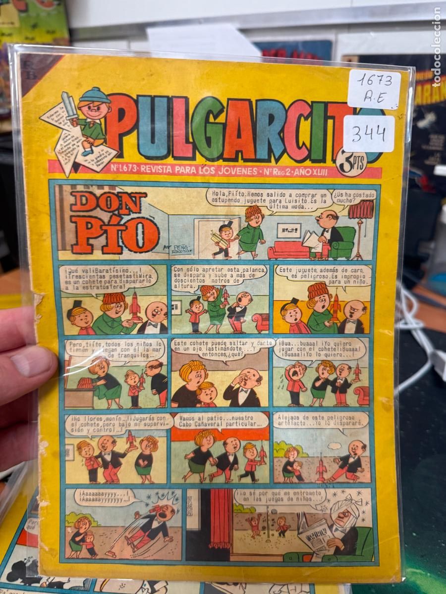 BDs: PULGARCITO EDITORIAL BRUGUERA NUMERO 1673