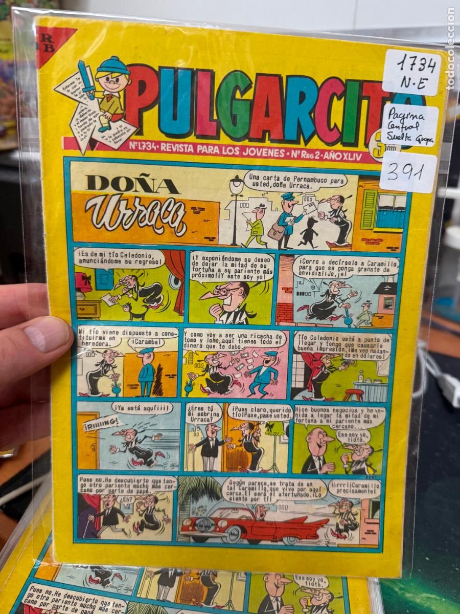 BDs: PULGARCITO EDITORIAL BRUGUERA NUMERO 1734