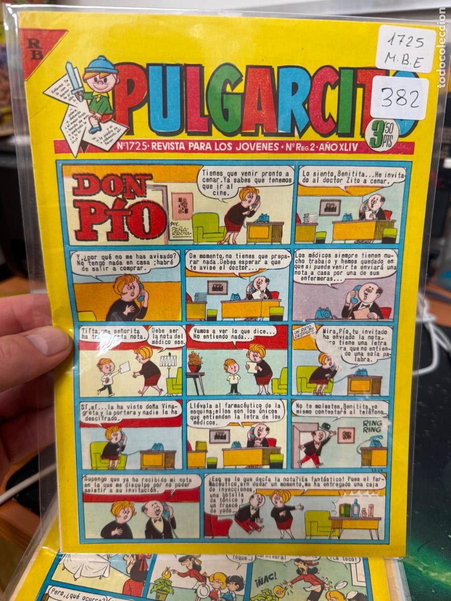 BDs: PULGARCITO EDITORIAL BRUGUERA NUMERO 1725