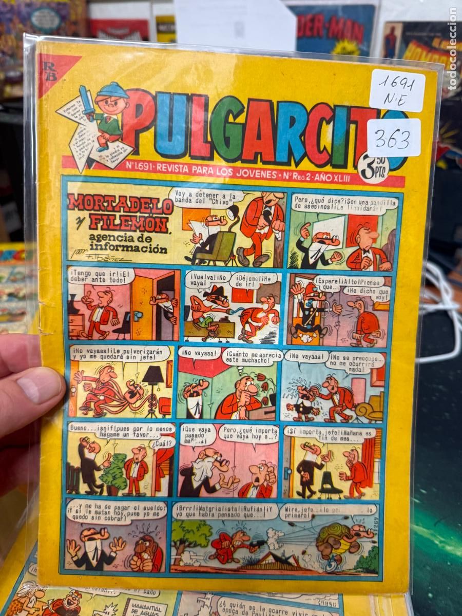 BDs: PULGARCITO EDITORIAL BRUGUERA NUMERO 1691