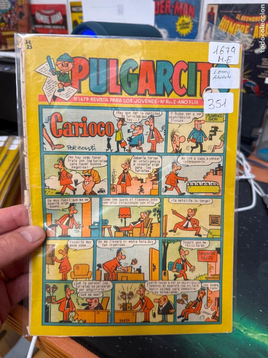 Tebeos: PULGARCITO EDITORIAL BRUGUERA NUMERO 1679