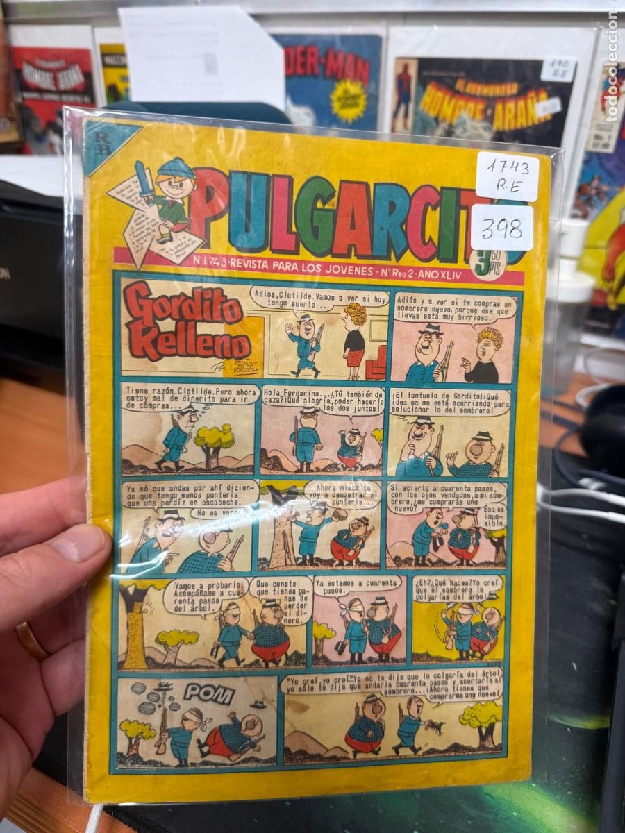 Tebeos: PULGARCITO EDITORIAL BRUGUERA NUMERO 1743
